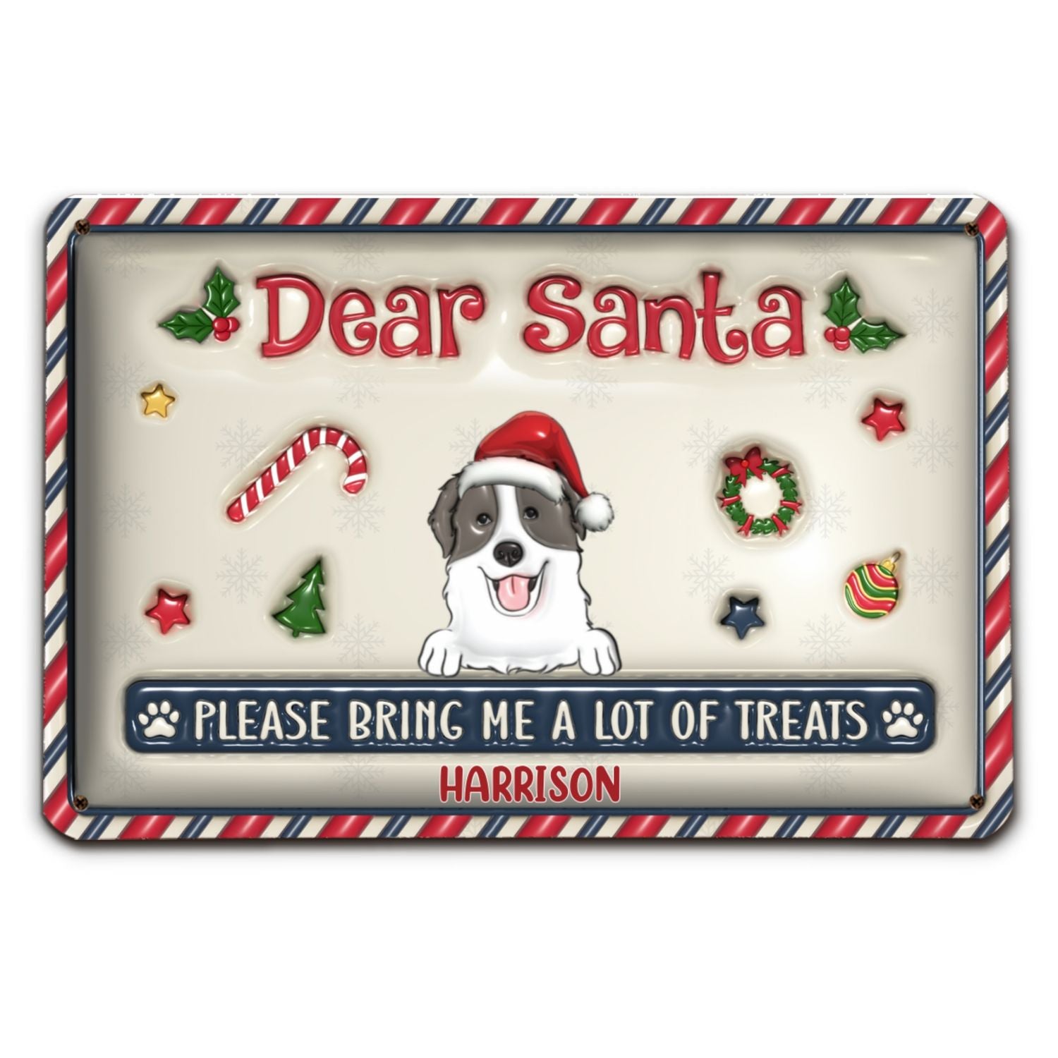 Personalized 3D Inflated Effect Metal Sign: Bring Your Special Message Home