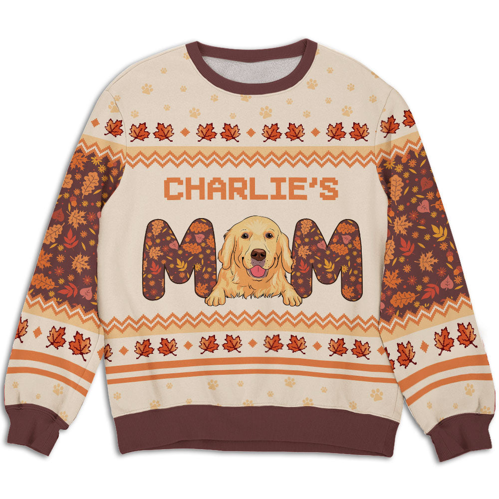 Top Personalized All-Over-Print Sweatshirt for Dog and Cat Moms