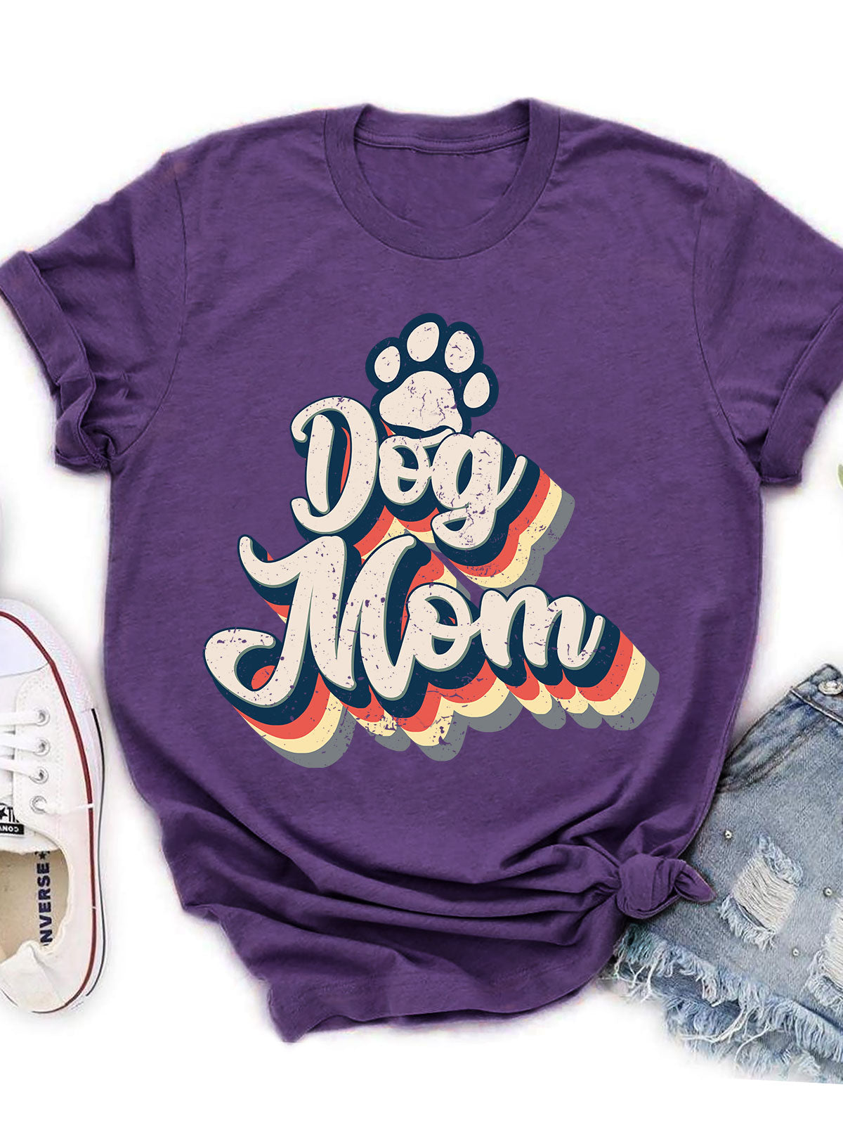 Unique Dog Mom Unisex T - shirt: Ideal Gift for Pet Lovers