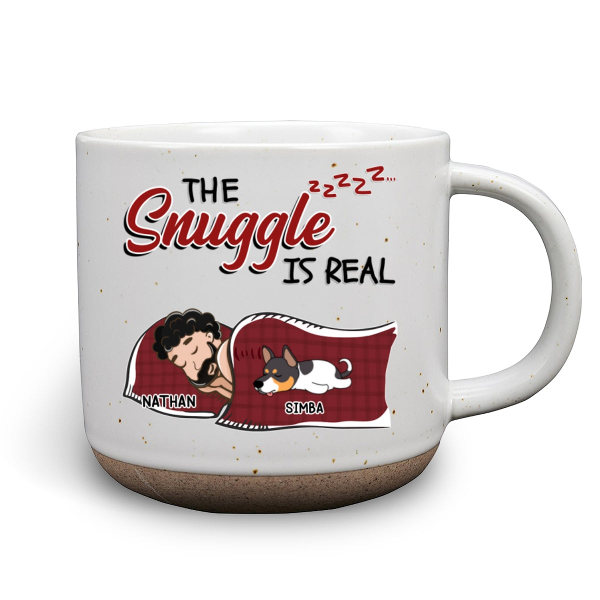 The Cozy Cuddle - Personalized Custom Ceramic Mug for Every Beverage