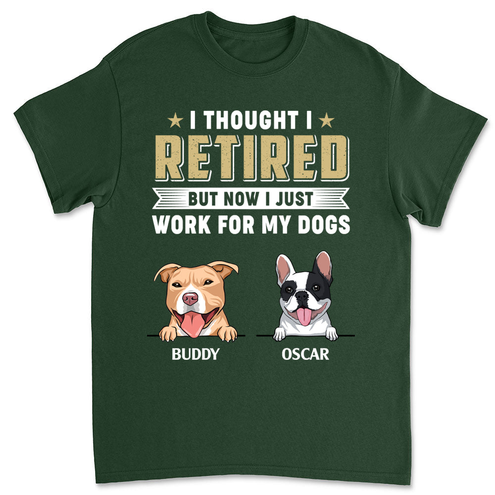 Retired in Style - Personalized Custom Unisex Pet Lover T-shirt