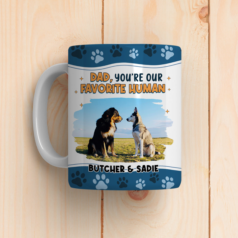 Personalized 'I Love You The Most' Photo Custom Coffee Mug