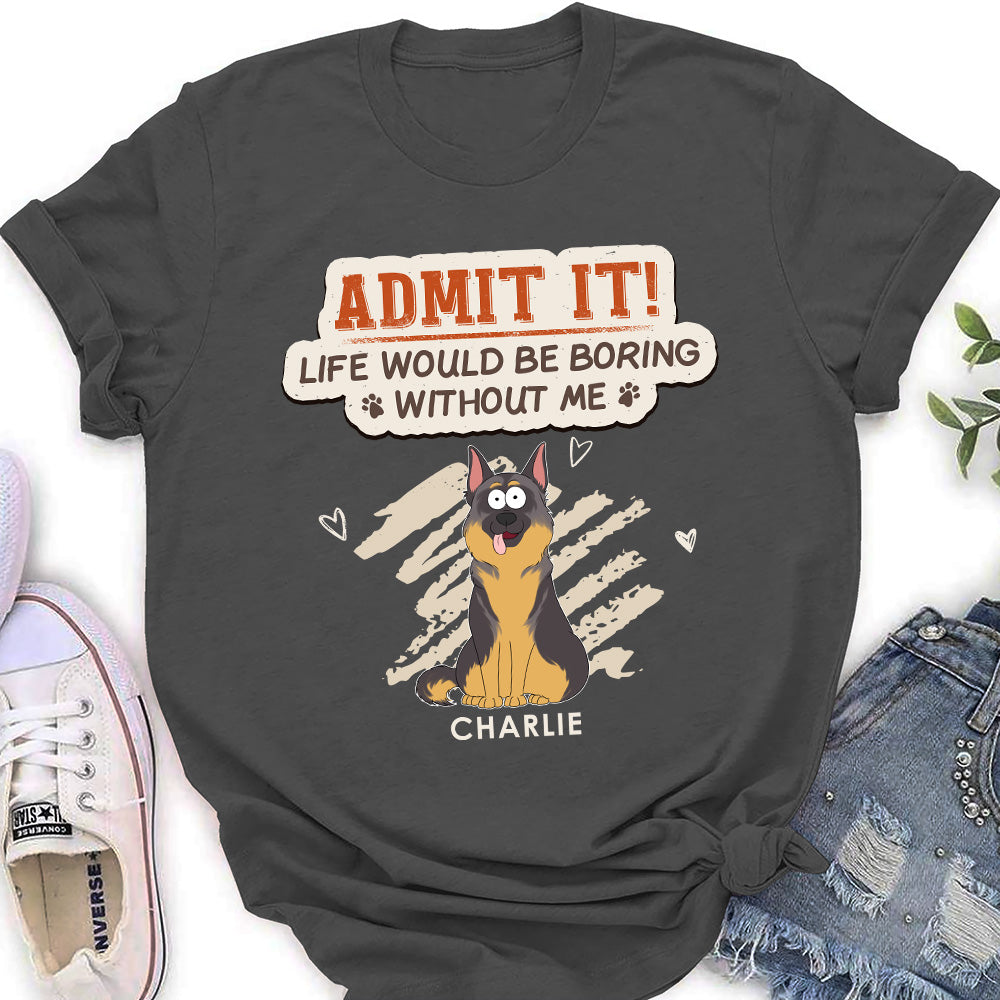 Personalized Custom Women's T-shirt: A Must - Have for Pet Lovers to Spice Up Boring Life