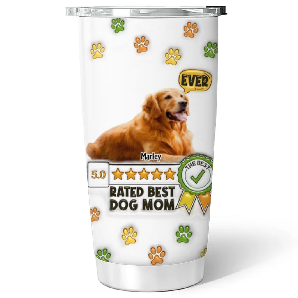 Personalized 3D Inflated Effect Tumbler: The Perfect Gift for Dog Moms