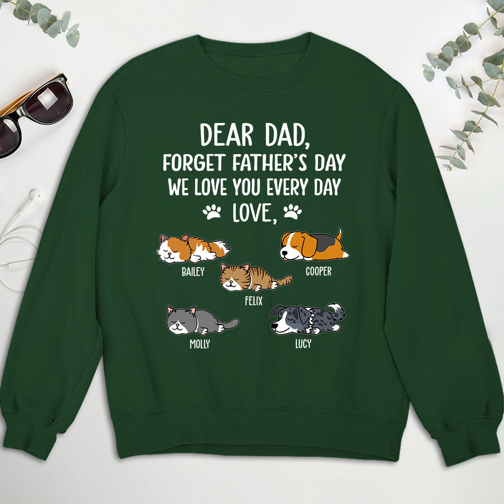 Love You Every Day - Customizable Personalized Sweatshirt for Pet Lovers