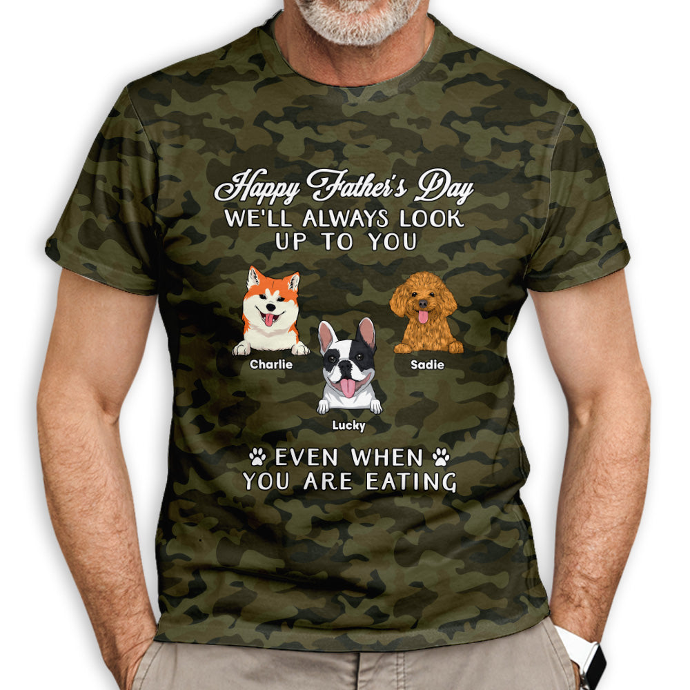 Personalized Father's Day All-over-print Comfort T-shirt