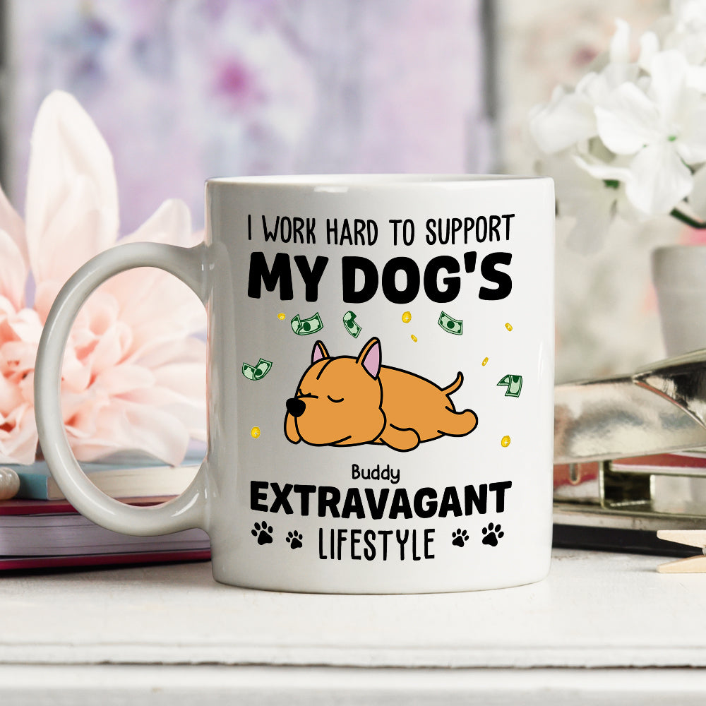 Personalized Work - Hard Custom Coffee Mug for Pet Lovers