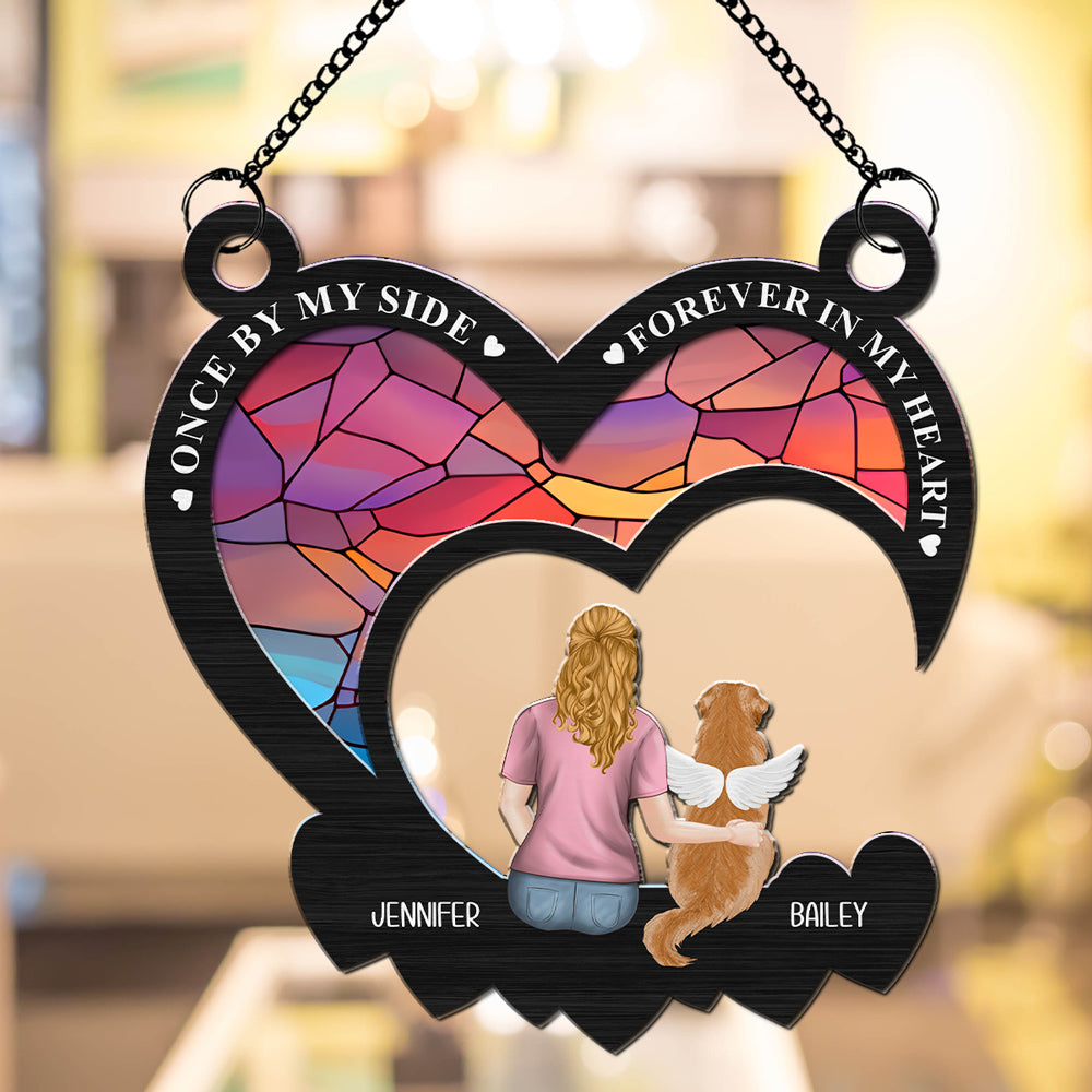 Once By My Side - Personalized Custom Suncatcher for Special Occasions