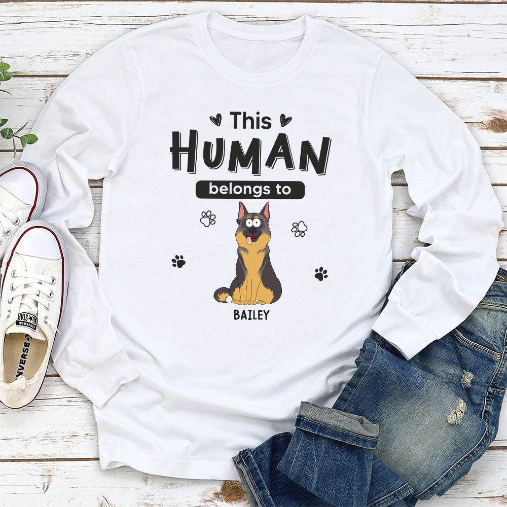 Personalized Custom Long Sleeve Dog - Themed T - shirt for Pet Lovers