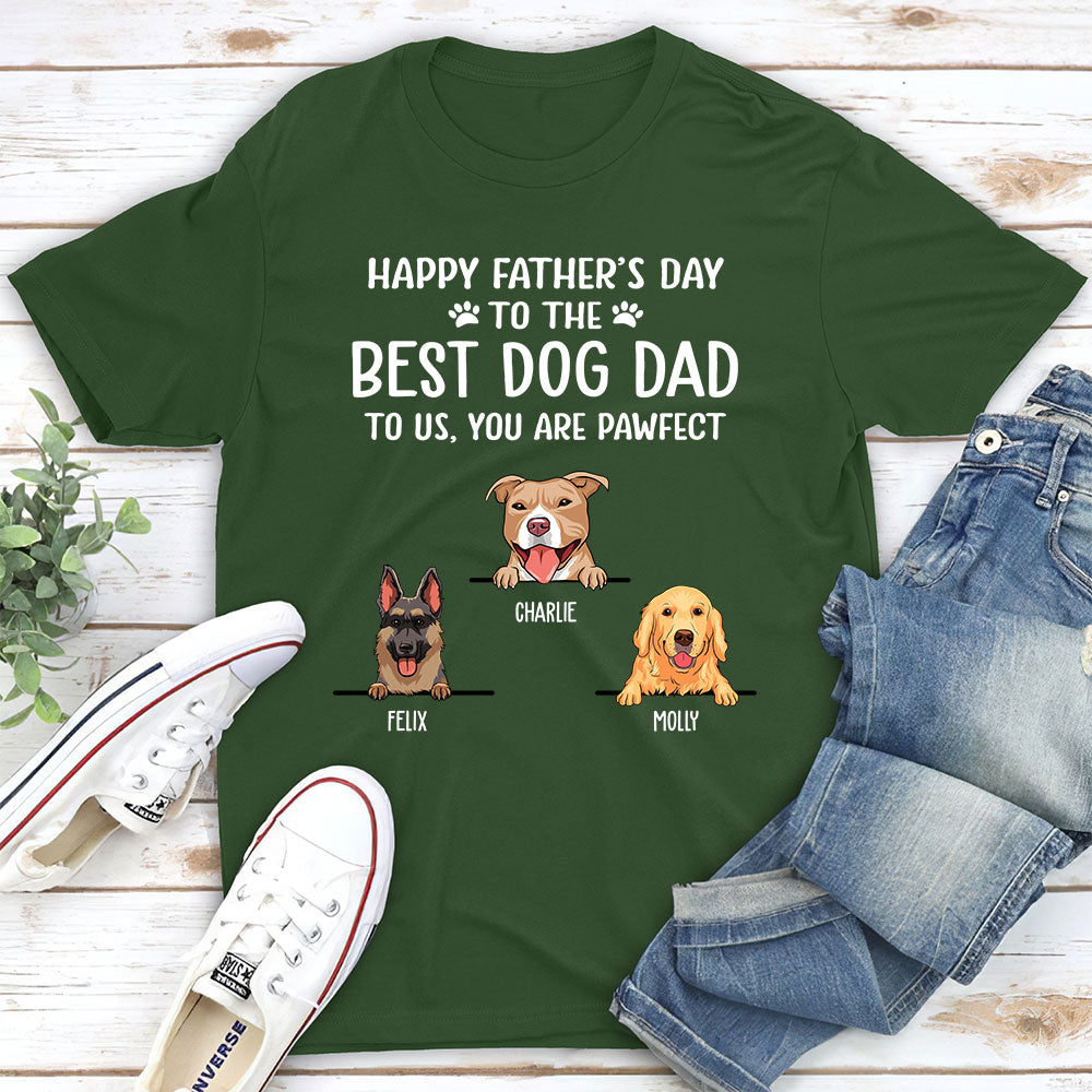 Pawfect Personalized Custom Unisex T-Shirt for Dog Moms and Dads