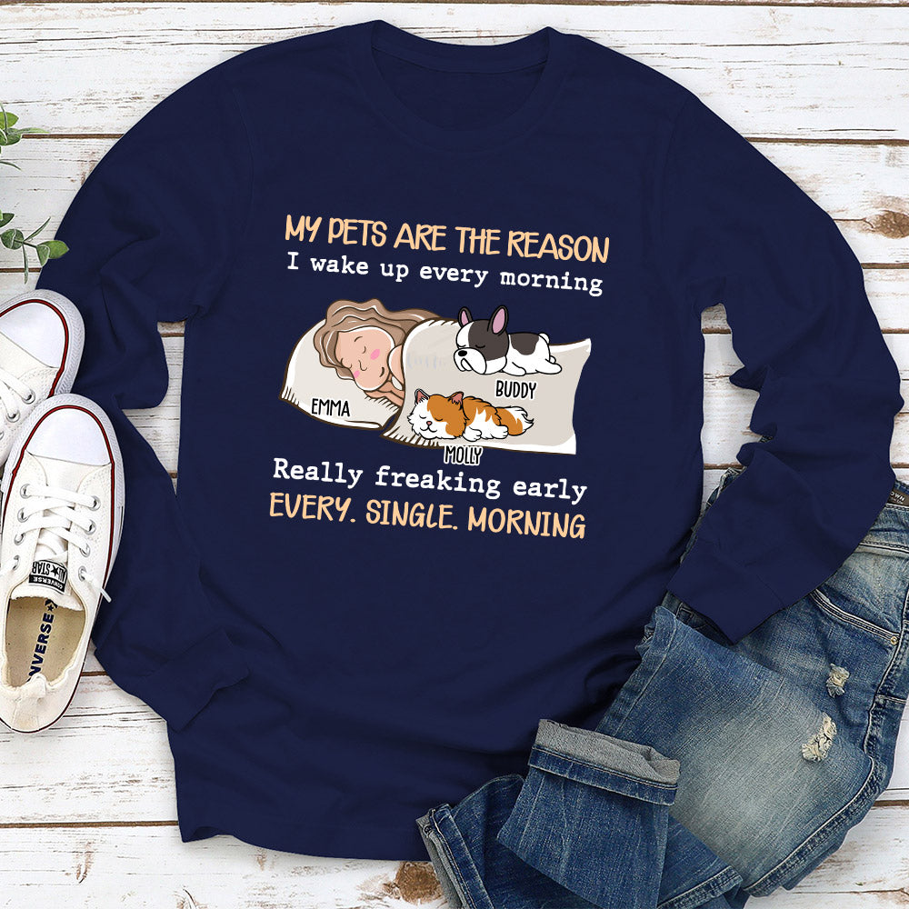 Personalized Custom Long Sleeve T-shirt - A Tribute to Your Beloved Pet