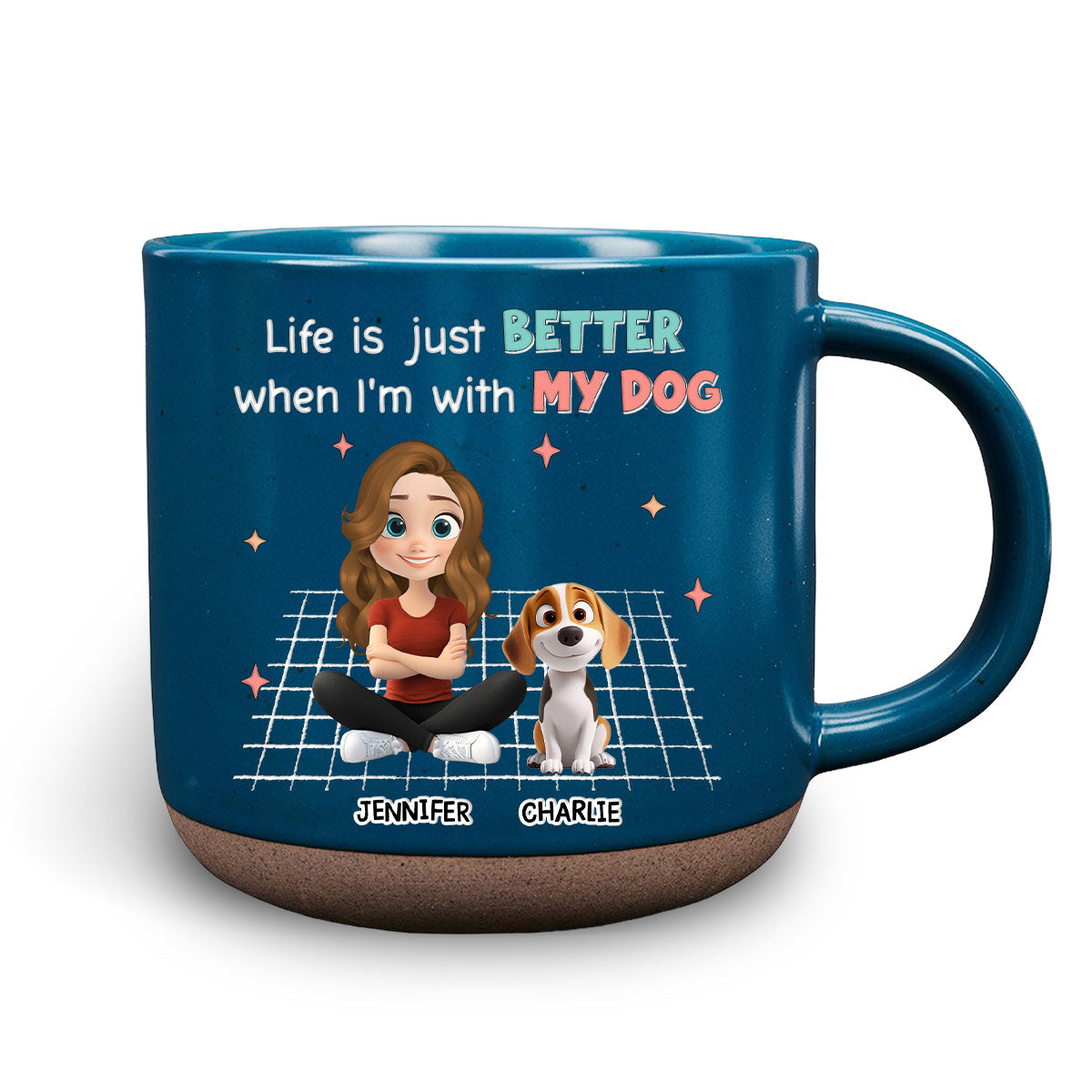 Personalized Custom Ceramic Mug: Make Life Better with Your Dogs