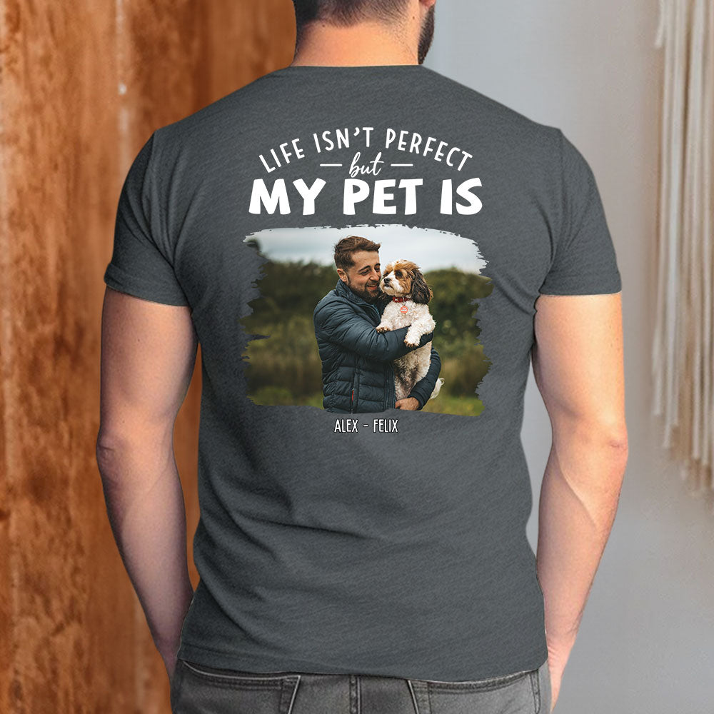 Personalized Unisex Dog and Cat Photo T-shirt - The Perfect Gift for Pet Lovers