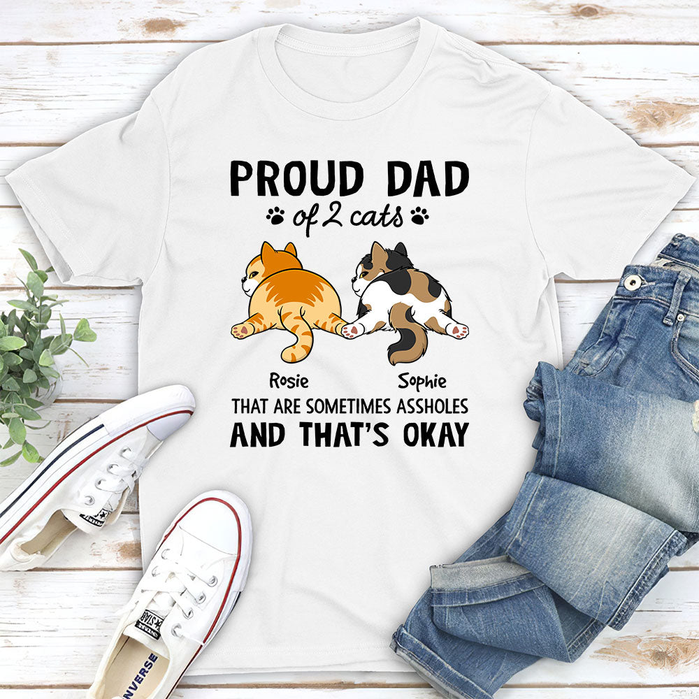 Proud Cat Mom Personalized Unisex Custom T-shirt - Ideal Gift for Pet Lovers