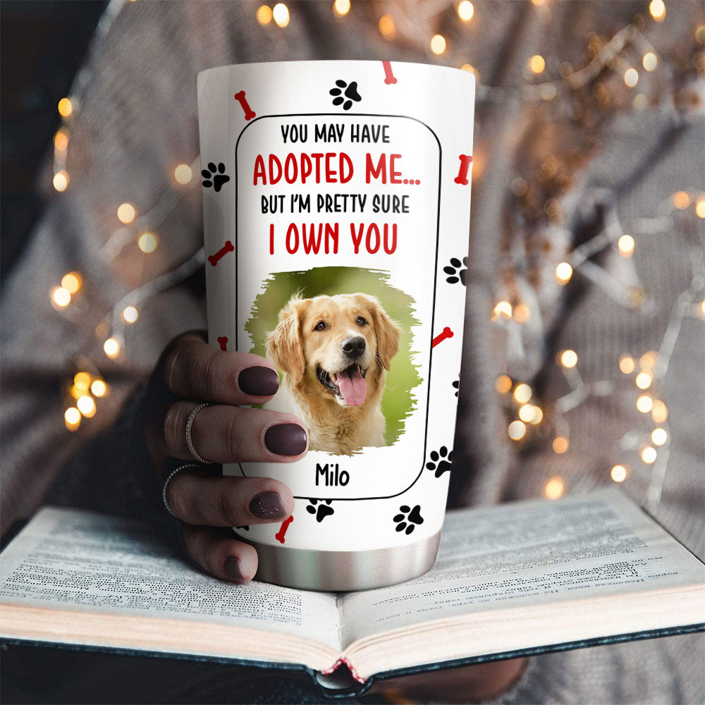 Adopted US Personalized Custom Photo Tumbler - Ideal for Any Occasion