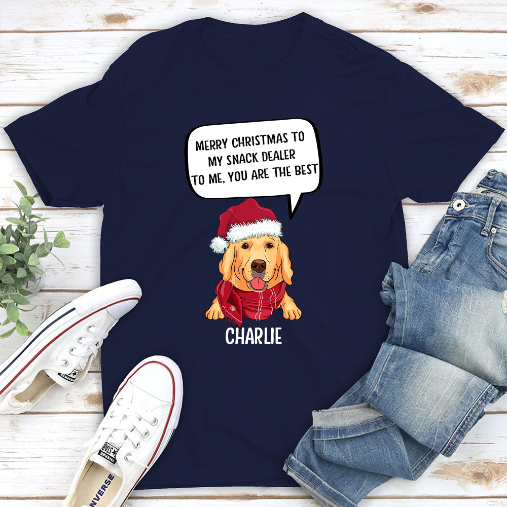 Personalized Dog Message Unisex T-shirt - Ideal Gift for Pet Lovers