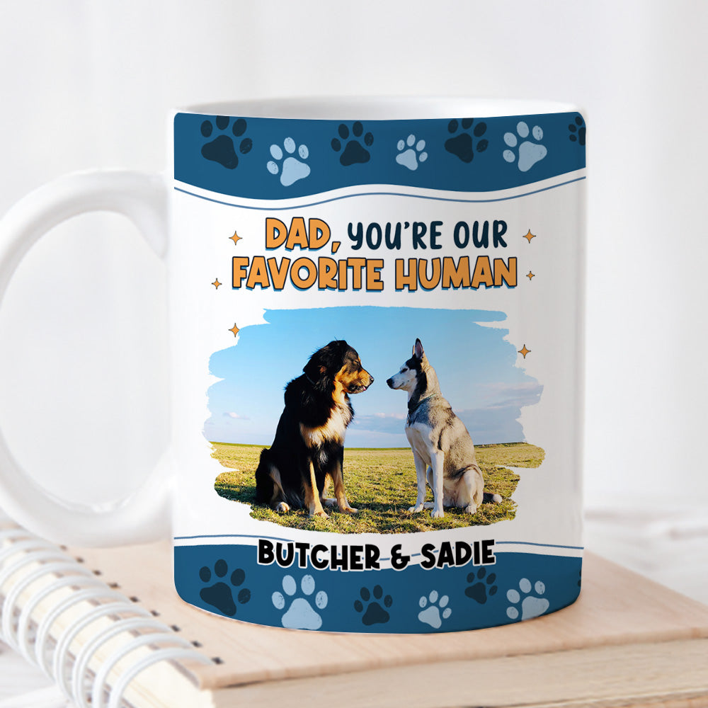 Personalized 'I Love You The Most' Photo Custom Coffee Mug