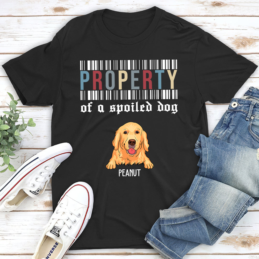Spoiled Dog's Personalized Unisex T-shirt - Ideal Gift for Pet Lovers