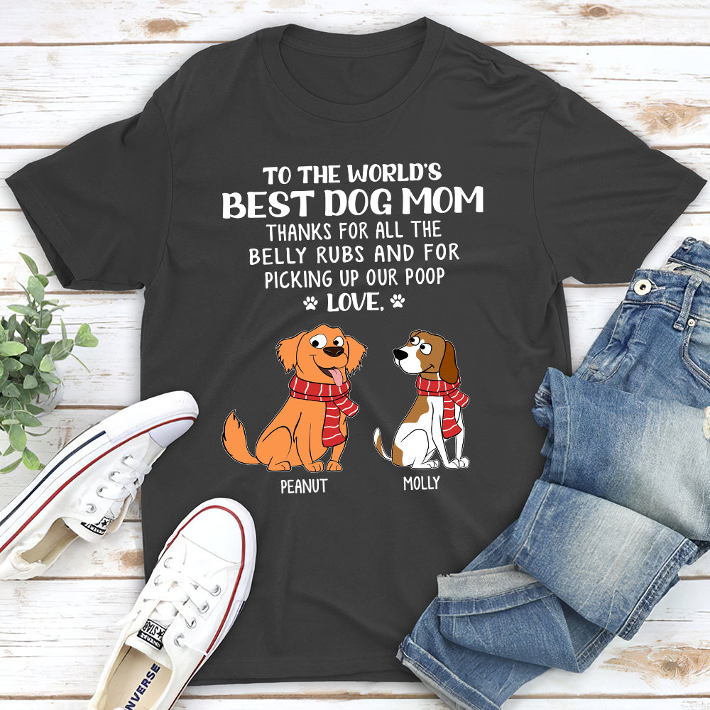 Personalized Custom Unisex Belly Rubs T-Shirt - Ideal Gift for Pet Lovers