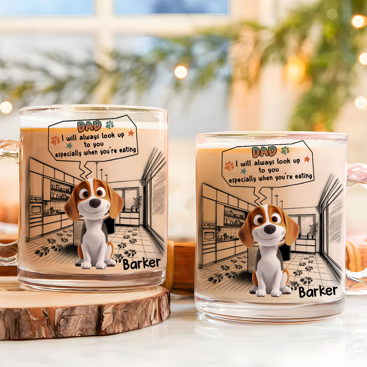 Personalized Custom Glass Mug - A Unique Drinking Companion