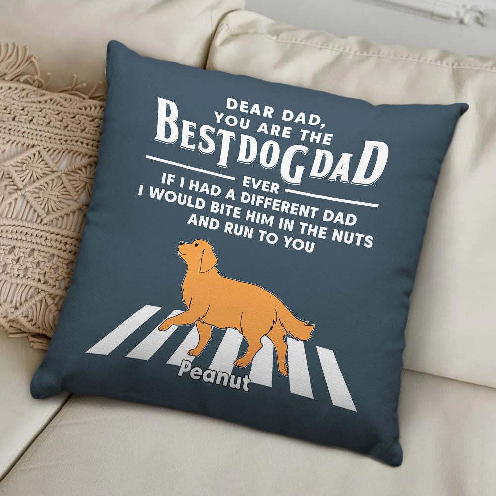 Customizable Personalized Dog-Themed Throw Pillow for Pet Lovers
