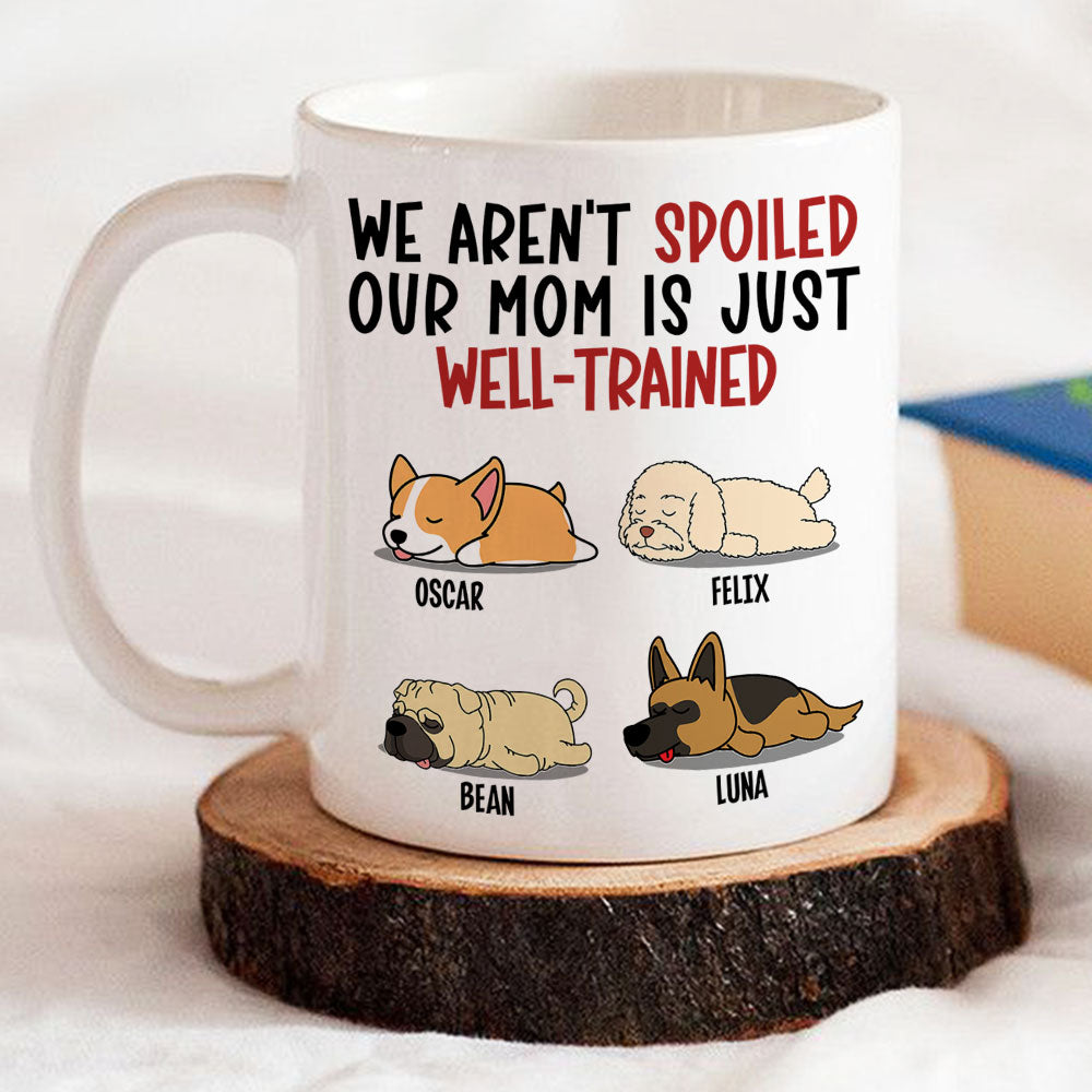 Personalized Custom Coffee Mug: Ideal Gift for Spoiled Dogs & Well - Trained Dads