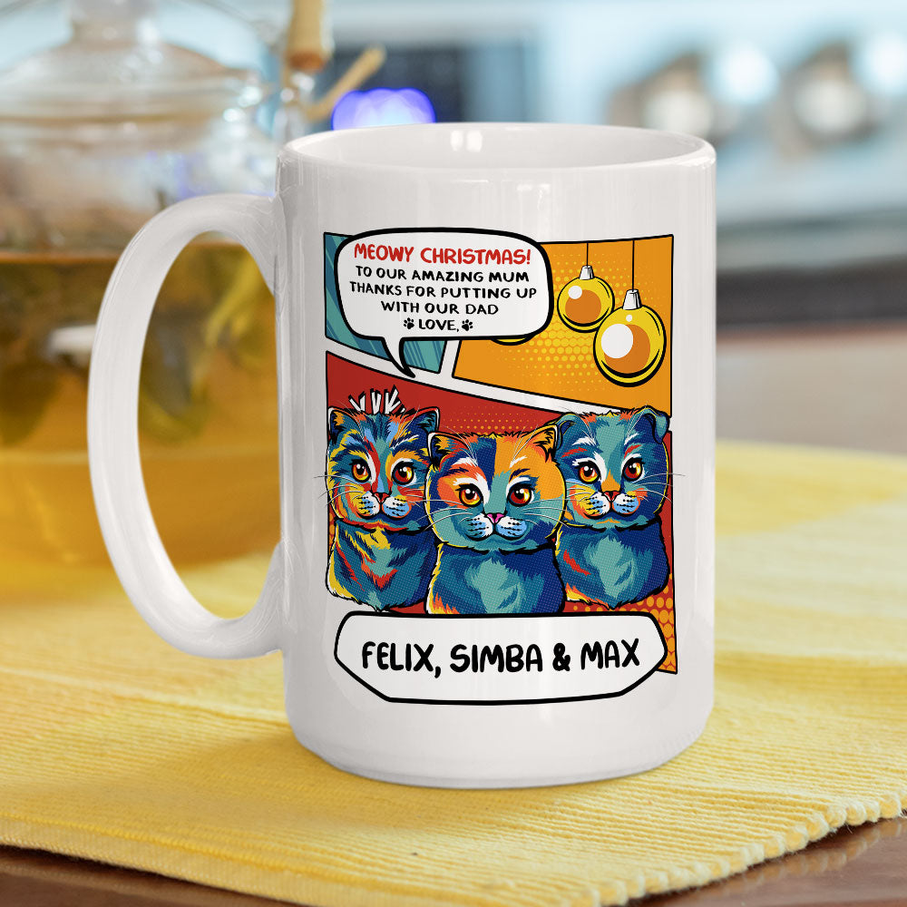 Personalized Christmas Custom Coffee Mug for Amazing Dads