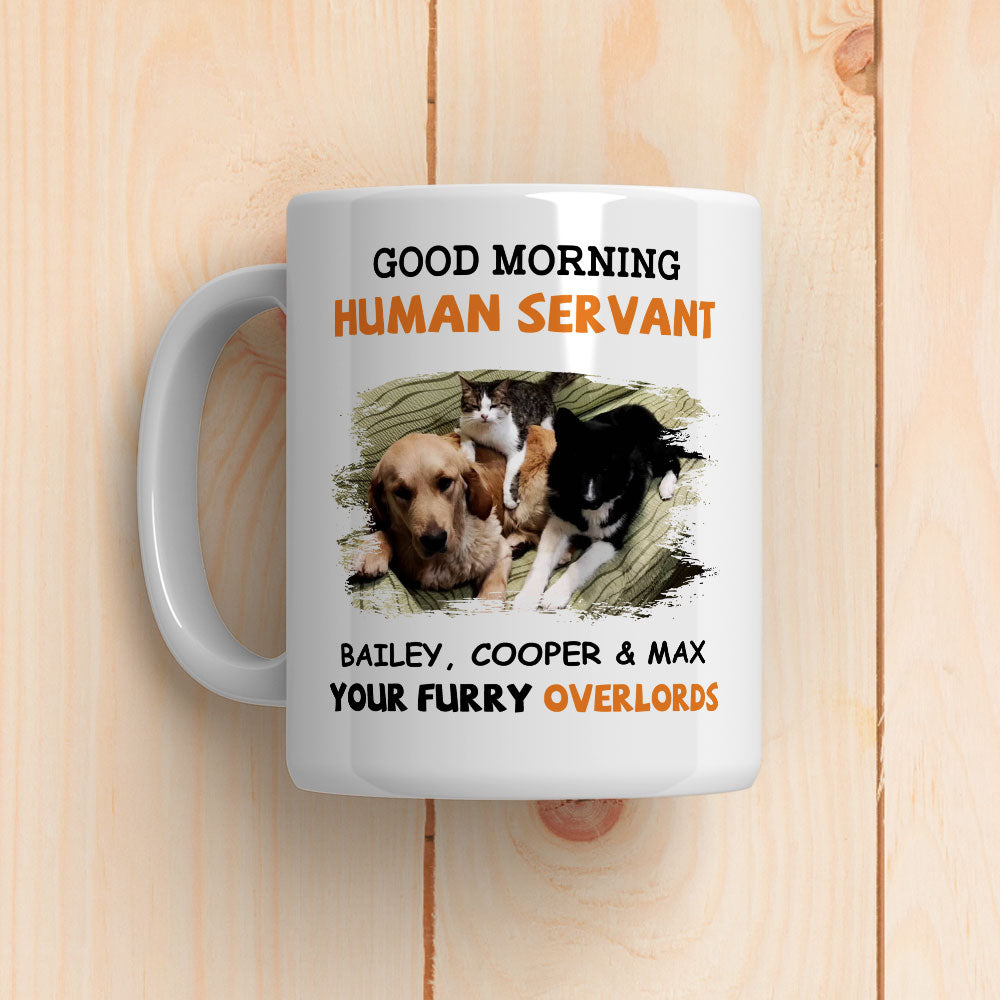 Personalized Pet Lover's Good Morning Custom Coffee Mug