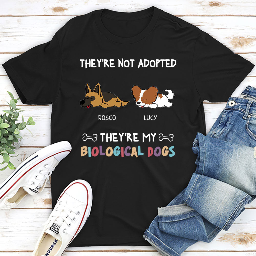 Personalized Custom Unisex My Biological Dog T-shirt - Ideal Gift for Pet Lovers