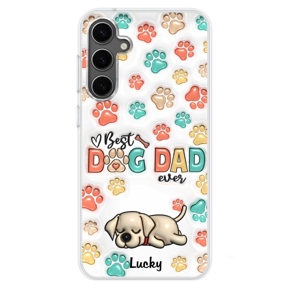 Best Fur Mom Ever! Personalized 3D Inflated Effect Custom Phone Case