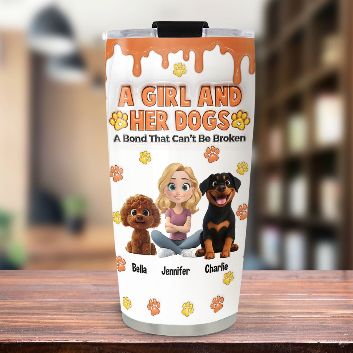 Unbreakable Bond - Personalized 3D Inflated Custom Tumbler