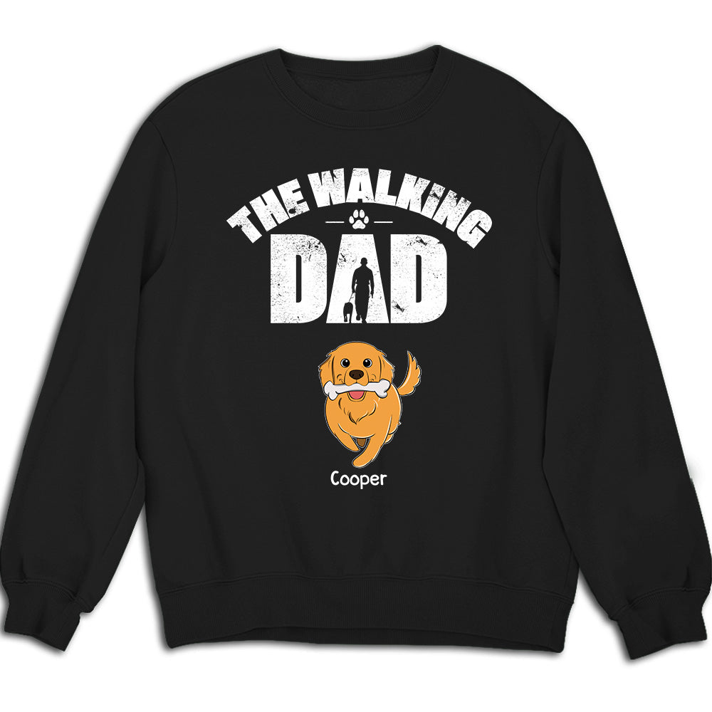 Personalized Walking Dog Custom Sweatshirt - Ideal Gift for Pet Lovers