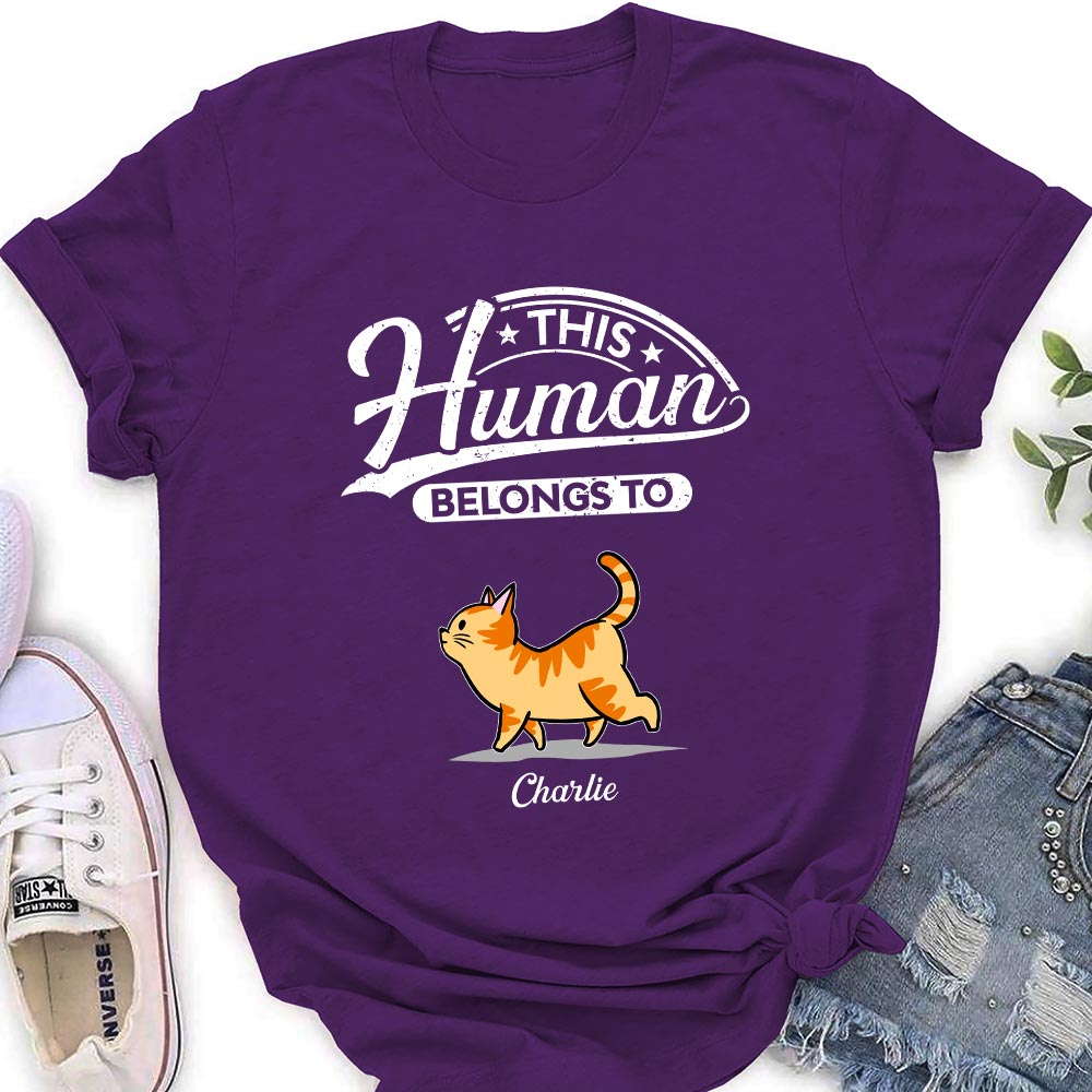 Personalized Cat Lover Women's T-shirt - Unique Gift for Pet Enthusiasts