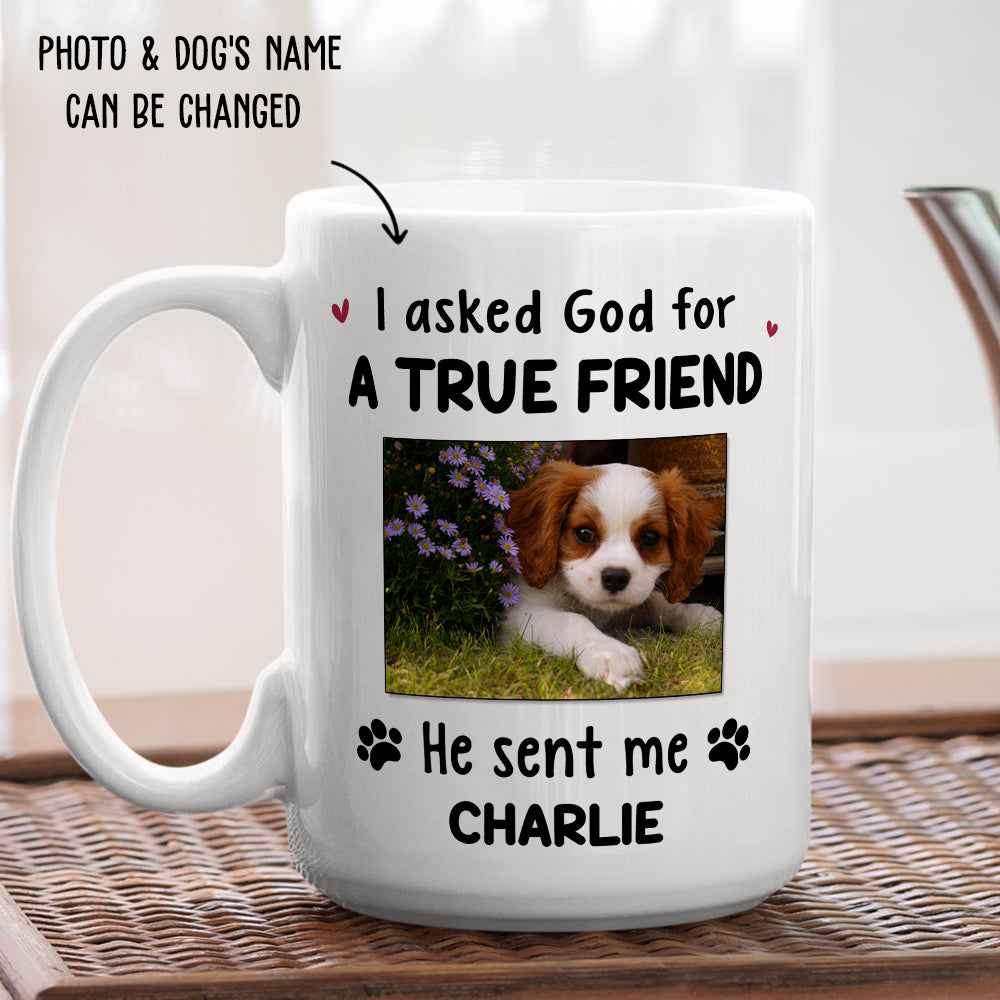 Personalized Custom Photo Coffee Mug: A True Friend Gift from God for Pet Lovers