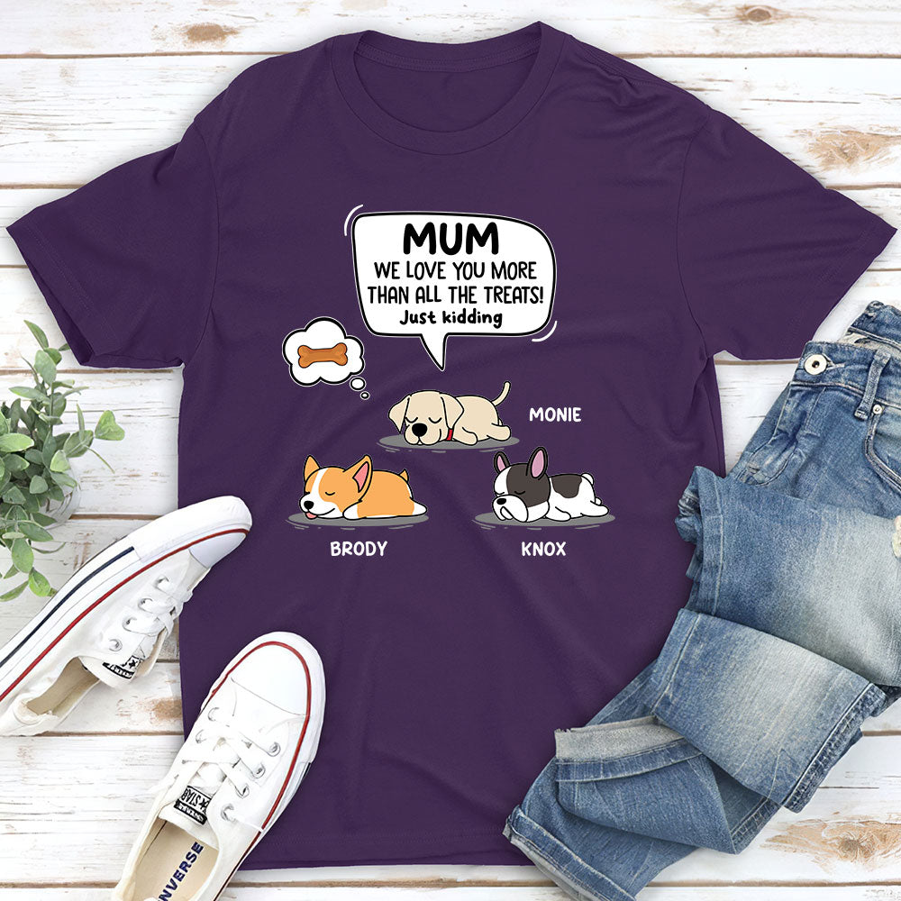 Just Kidding 2 - Customizable Unisex Personalized Pet Lover T-shirt