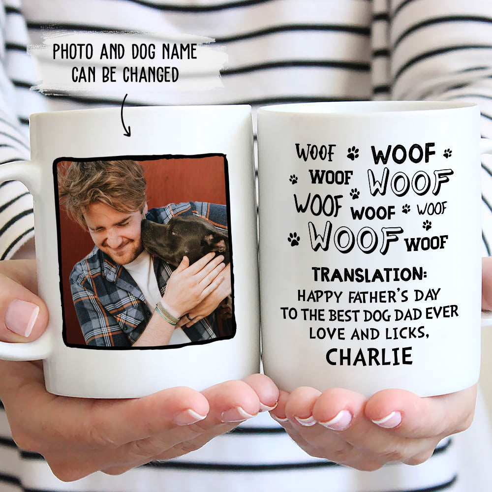 Best Dog Dad Gift: Personalized Custom Coffee Mug for Dog Lovers