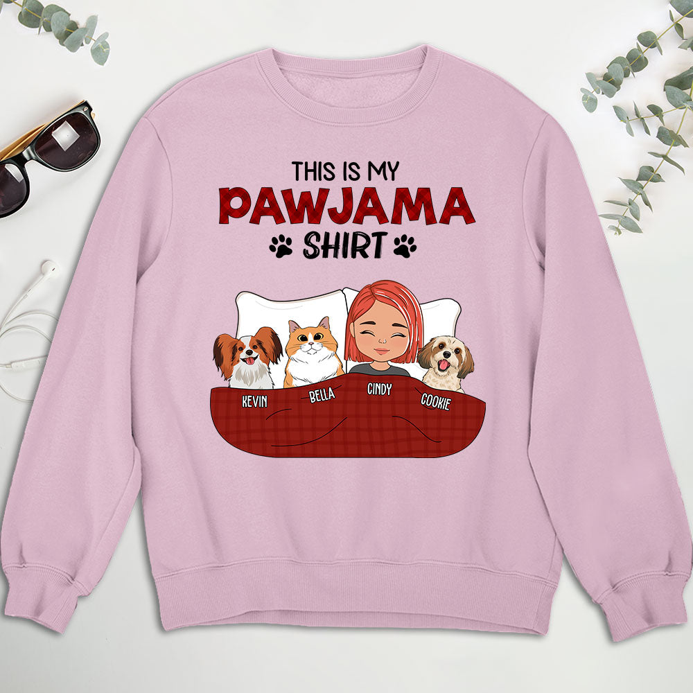 Personalized Pawjama Custom Sweatshirt - Ideal Gift for Pet Lovers