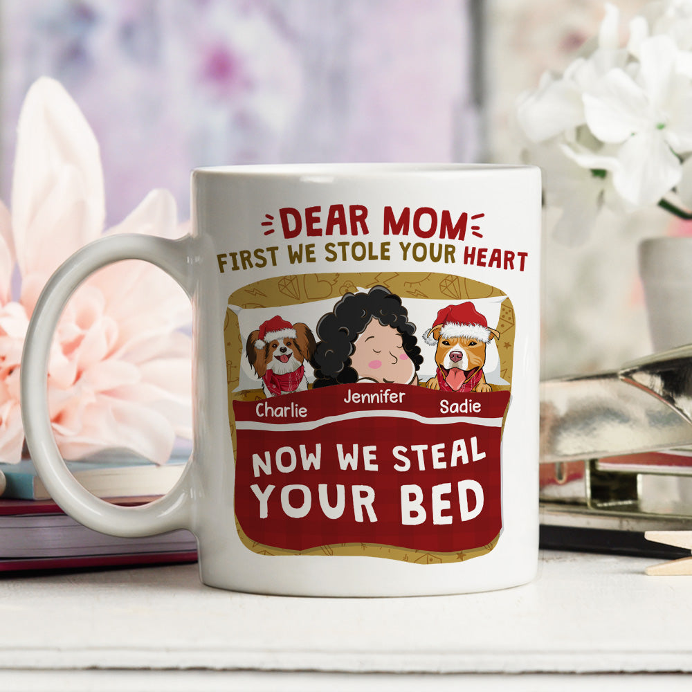 Personalized Dog Mom and Dad Custom Coffee Mug - Steal Their Hearts