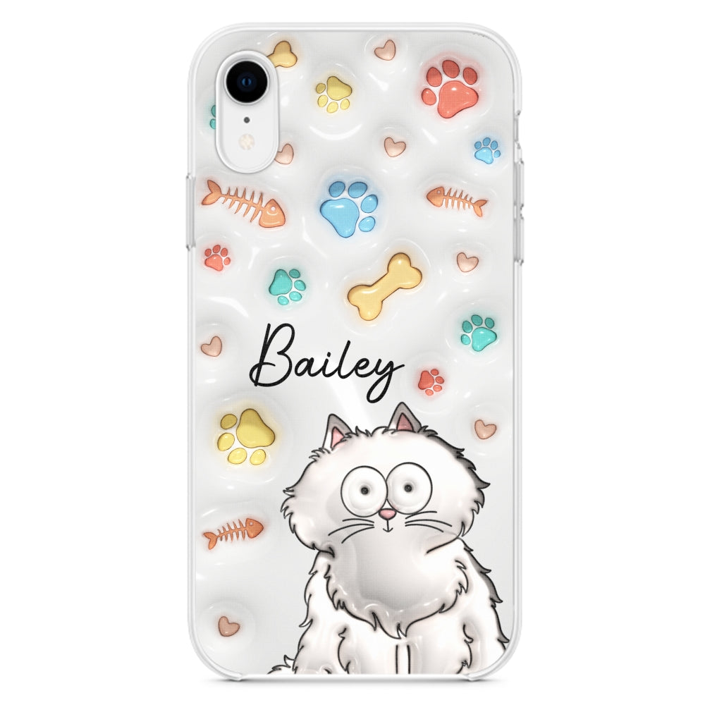 Personalized 3D Inflated Effect Custom Phone Case for Your Fur Babies and Loved Ones