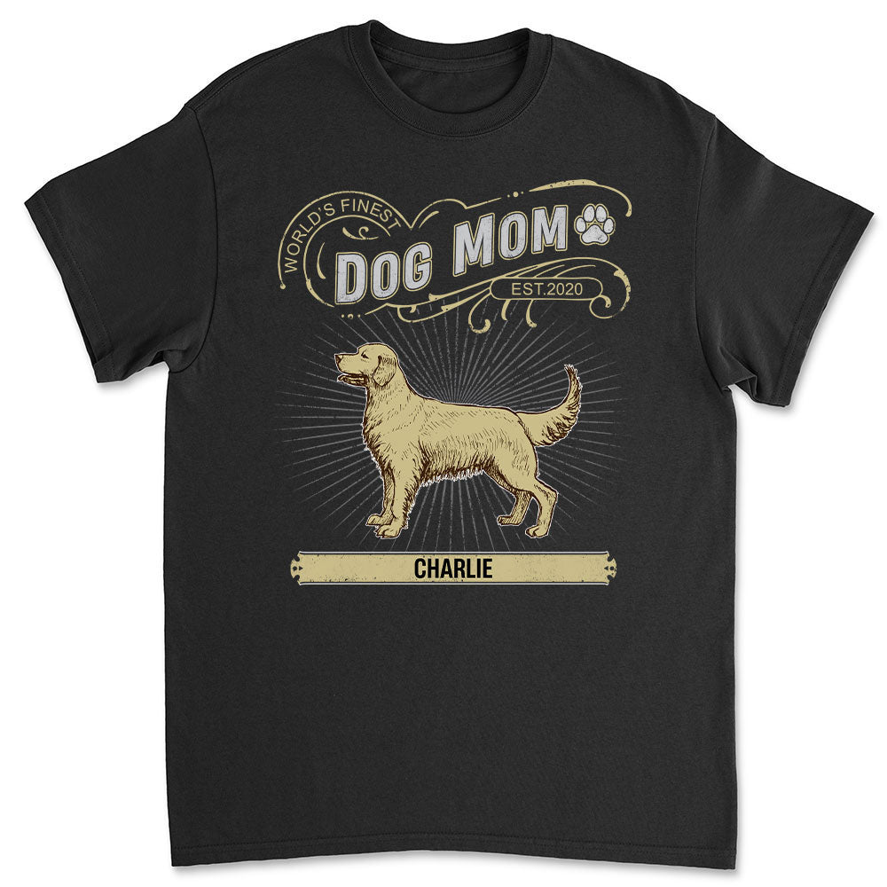 Finest Personalized Custom Unisex T-shirt for Dad and Mom - Ideal for Pet Lovers