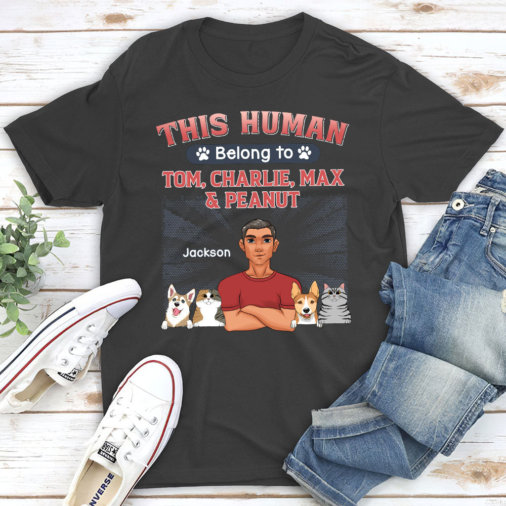 Personalized Custom Unisex Pet Lover T-shirt - Ideal Gift