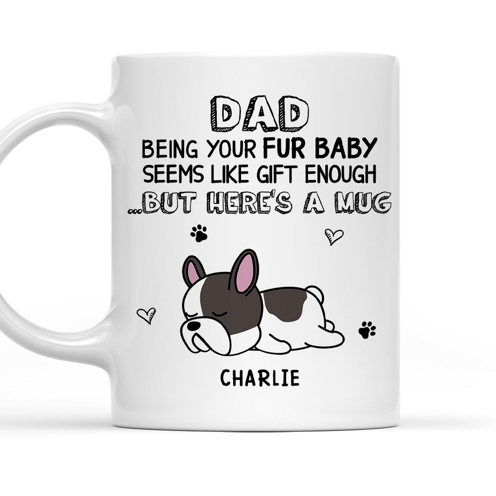 Personalized Fur-Themed Custom Coffee Mug: Ideal Gift for Pet Lovers