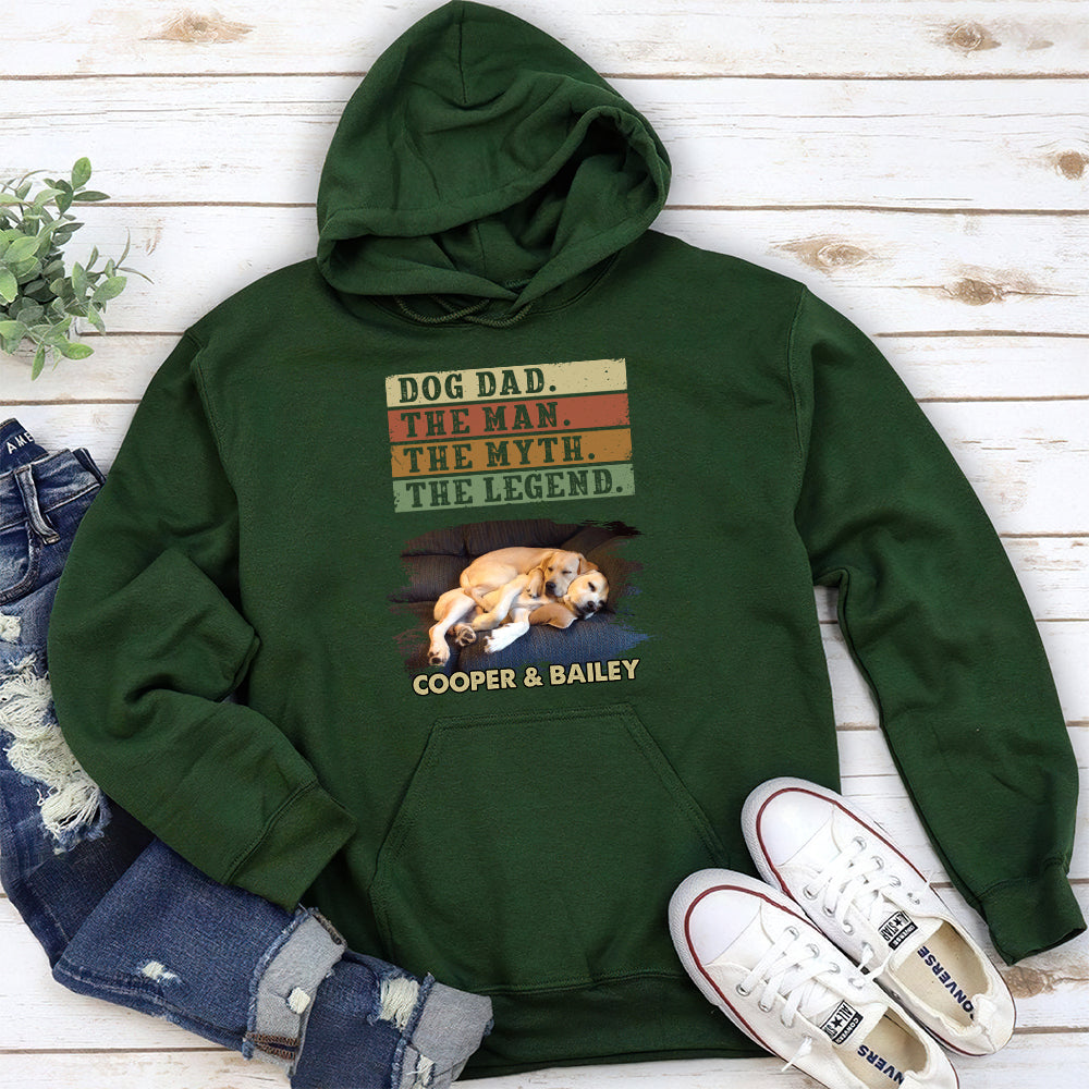 Man Myth Legend - Customizable Personalized Hoodie for Pet Lovers