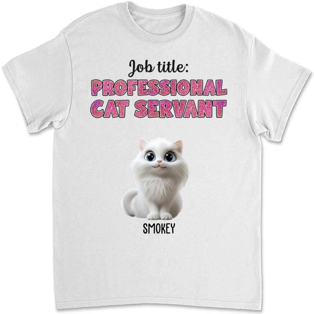Cat Servant New Style - Customizable Unisex Personalized T-shirt for Pet Lovers