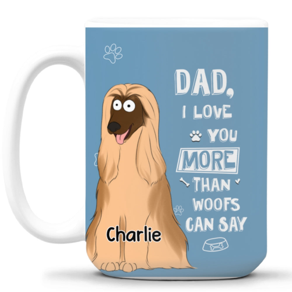 Personalized Custom Coffee Mug - Beyond What Woofs Can Say