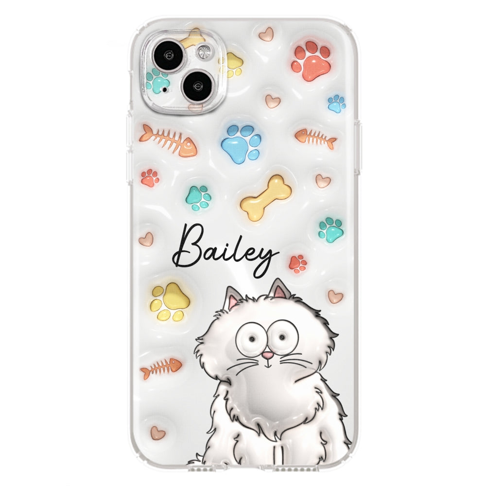Personalized 3D Inflated Effect Custom Phone Case for Your Fur Babies and Loved Ones