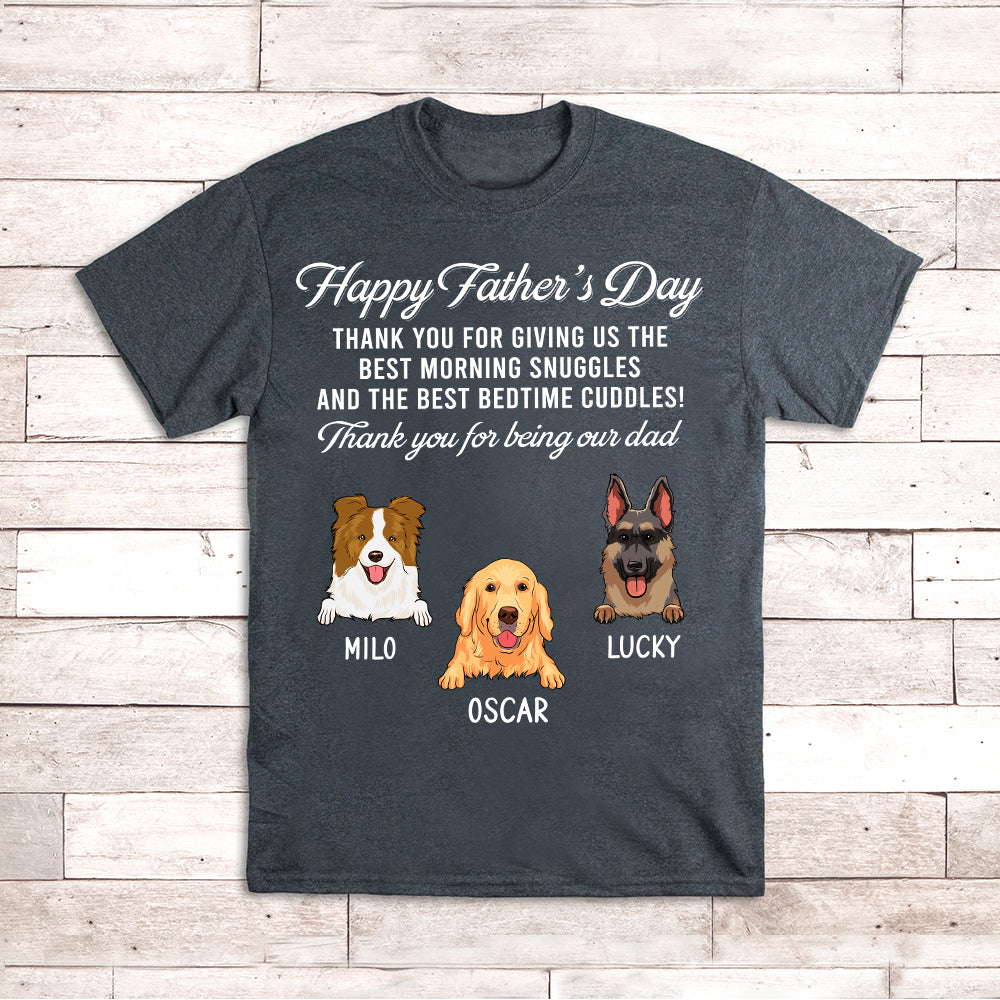 Personalized Thank You Dad Unisex T-shirt - Ideal Gift