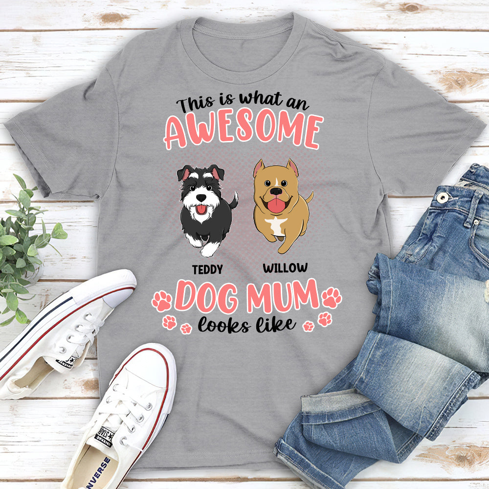 Personalized Unisex Dog Mom Version 2 T-shirt - Ideal Gift for Pet Lovers