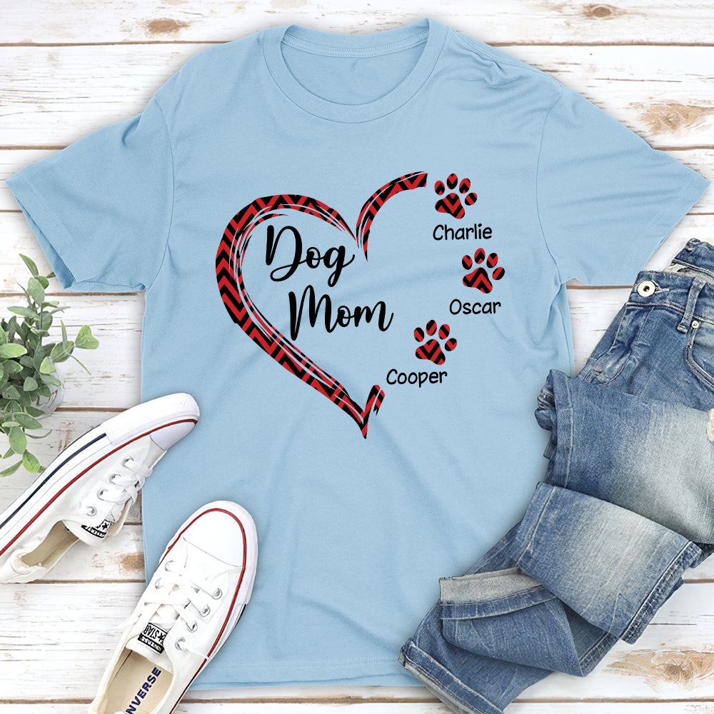 Customizable Unisex Dog Mom T-shirt - Ideal Gift for Pet Lovers