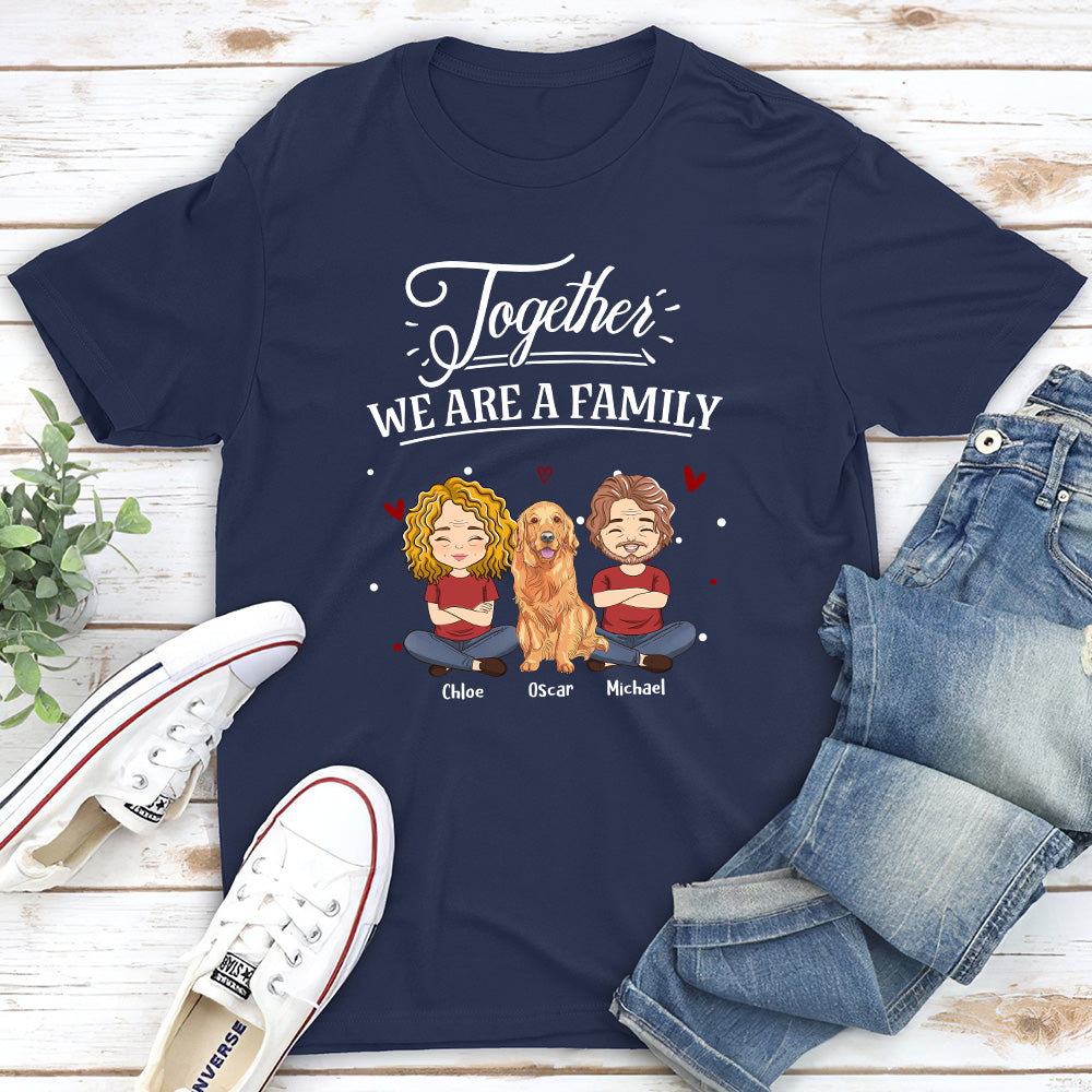 Personalized Unisex 'Together We Are A Family' Pet Lover T-shirt